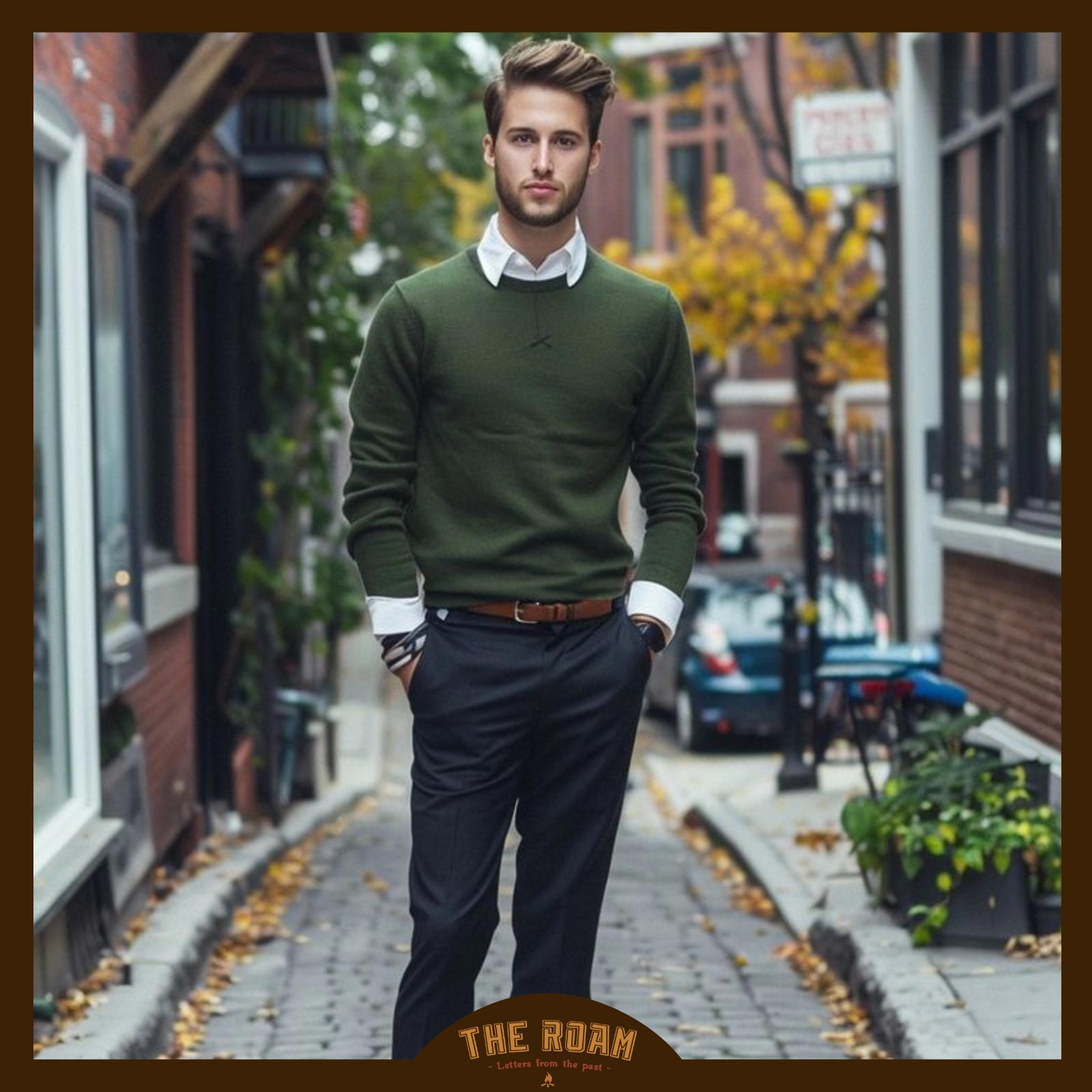 Công thức phối đồ mùa đông cho nam béo​ với quần âu