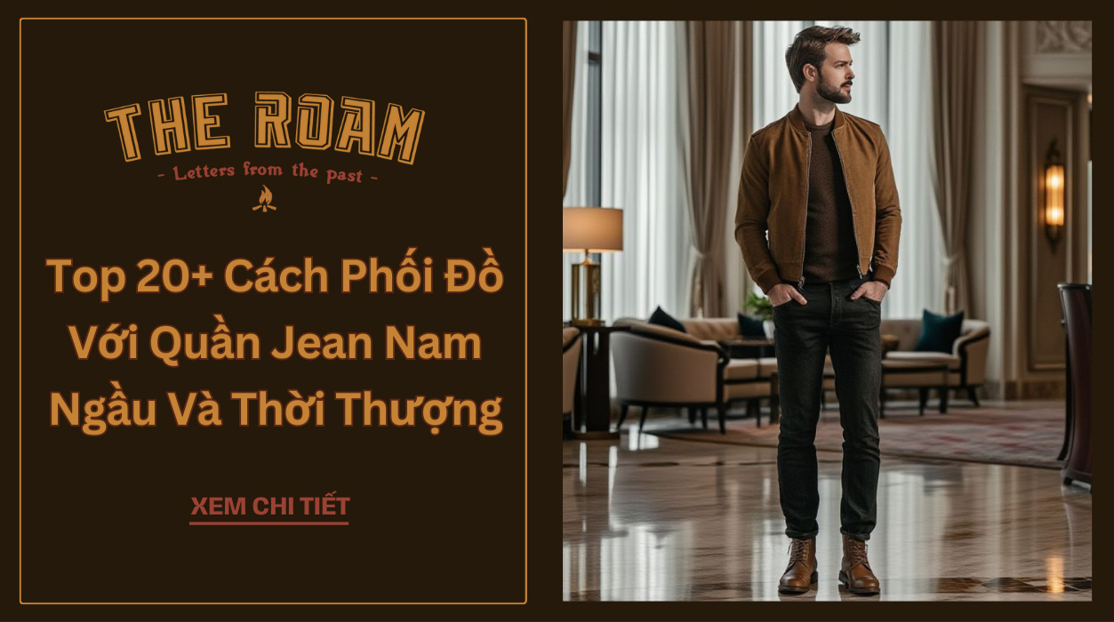 Cách mix đồ với quần jean nam đẹp